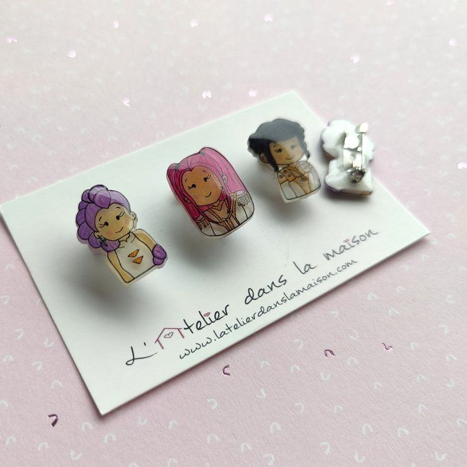 petites broches pins huntrix demon hunters