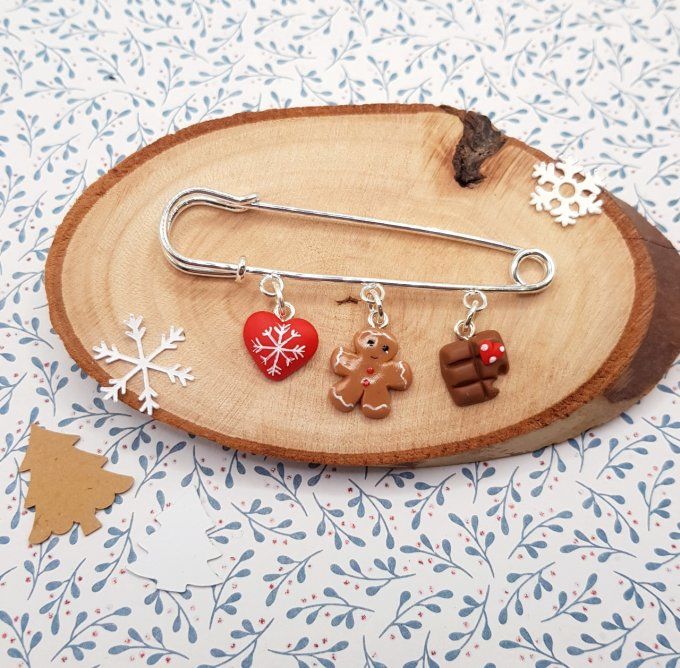 Broche de noël gourmandises