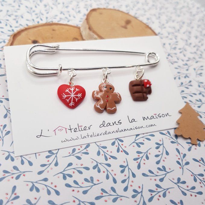 Broche de noël gourmandises