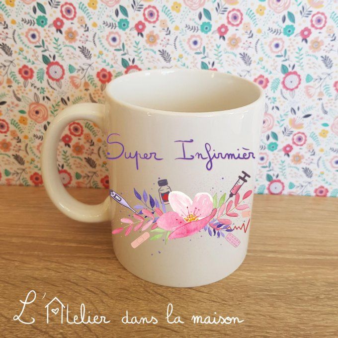 Tasse céramique Super Infirmière