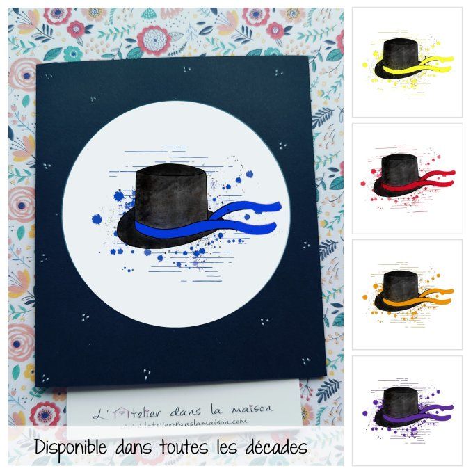 carte conscrits avec gibus