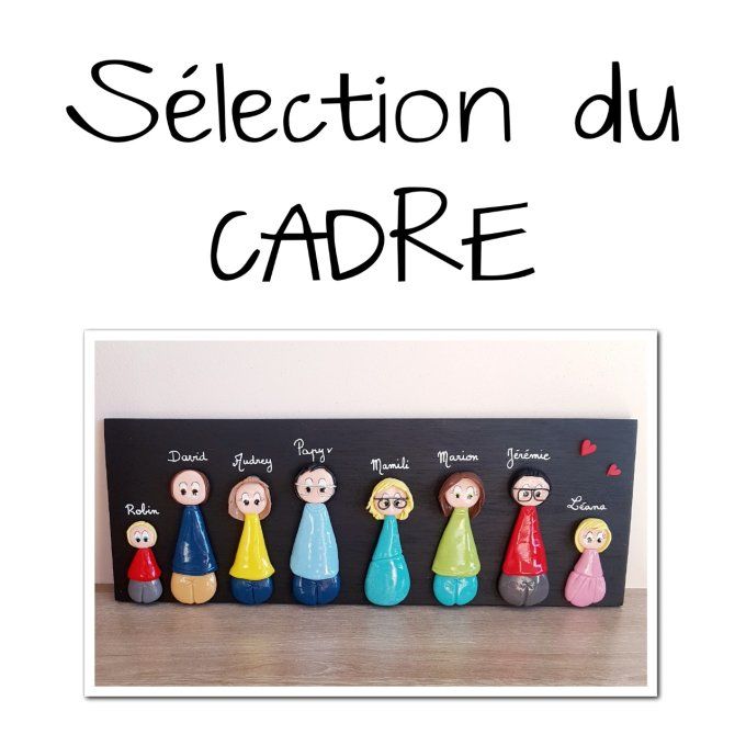 tableau famille, le cadre