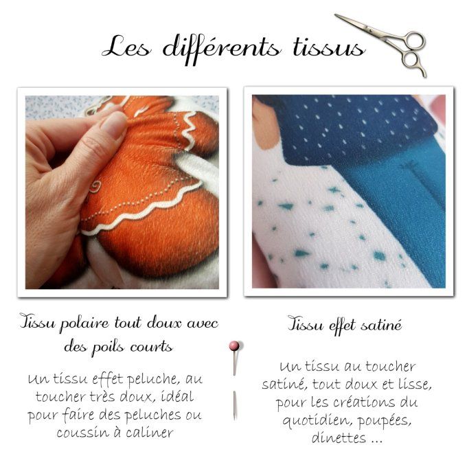 choix tissu coupon diy