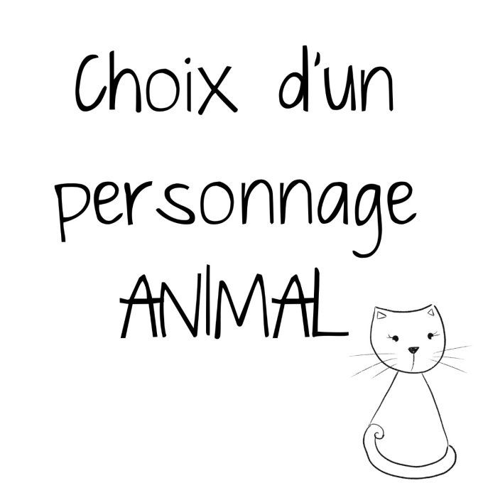 Personnage animal de compagnie