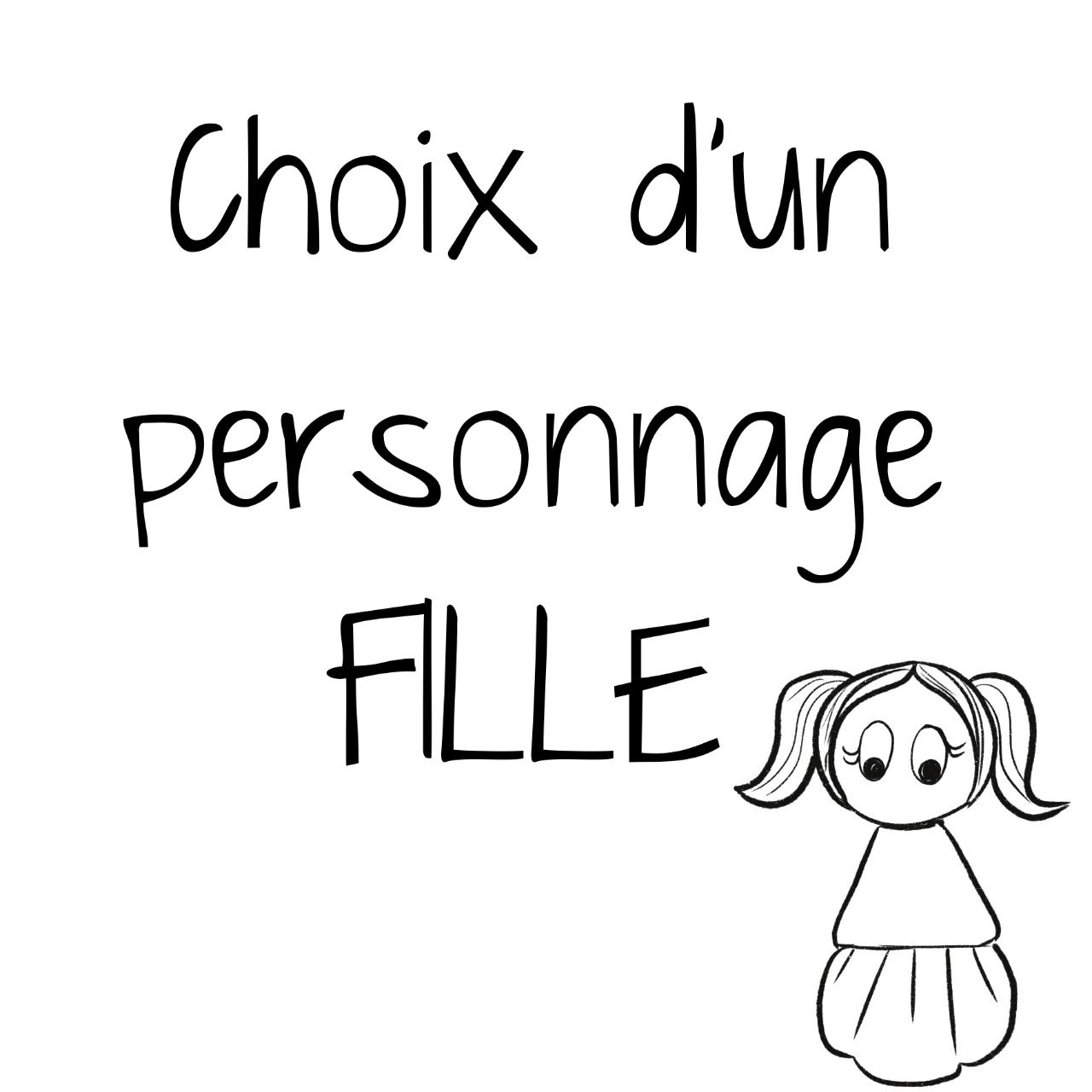 Personnage fille