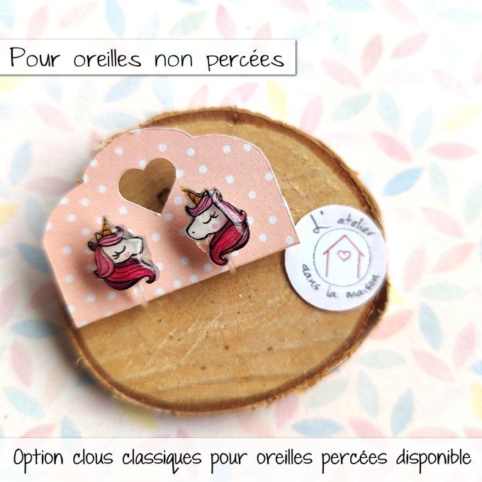 petit clips licornes sans perçage