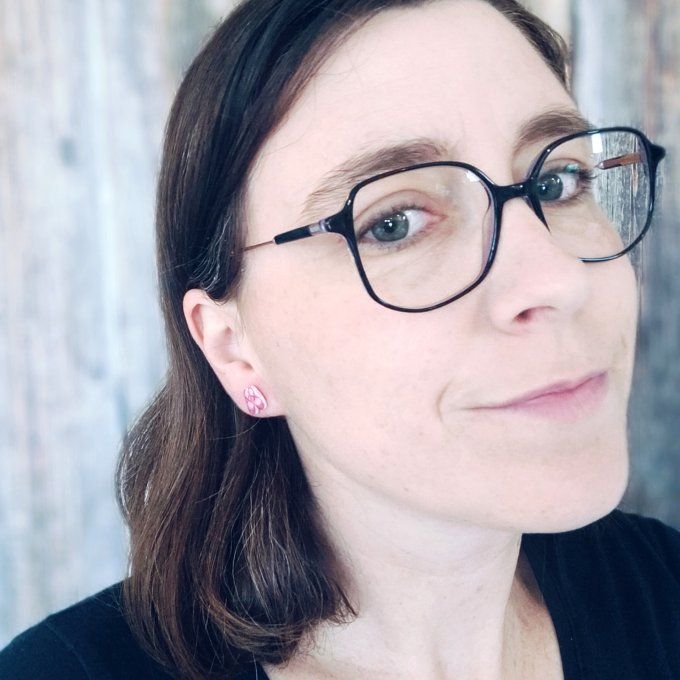 boucles chaussons de danse rose portées