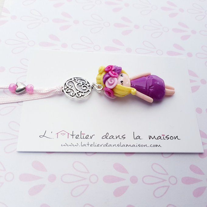 pendentif fillette couronne