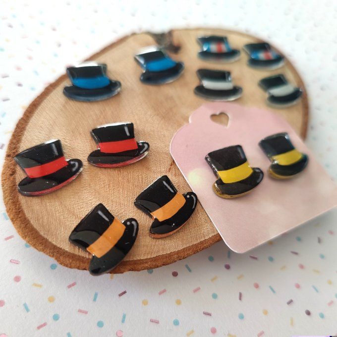 Boucles chapeau de conscrit avec ou sans perçage