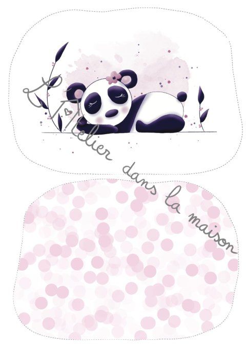 coupon recto verso panda couture 