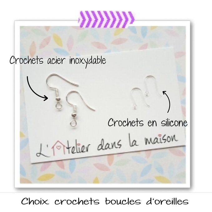 Boucles conscrits forme feuille fond noir