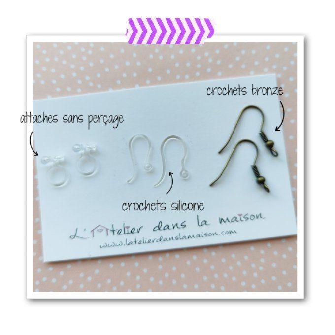 Boucles d'oreilles avec ou sans perçage en simili or et papillon