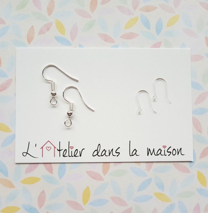 boucles d'oreilles métal ou silicone