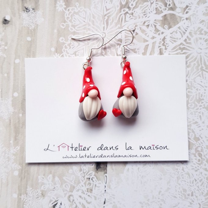 Les boucles d'oreilles gnomes