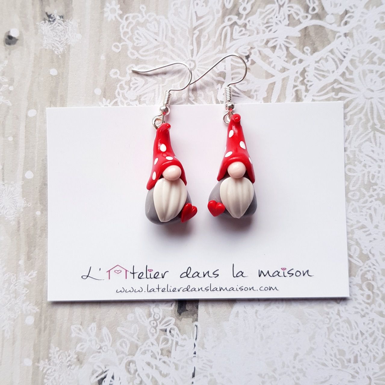 Boucles gnomes de noël