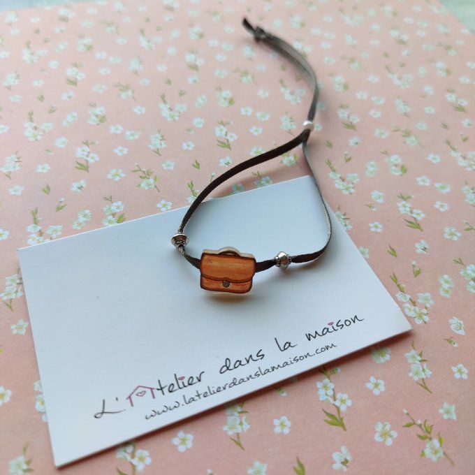 Le bracelet cartable corail