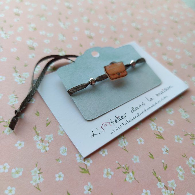 Le bracelet cartable corail