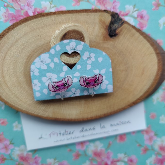 Boucles d'oreilles sans perçage Angel, petits défauts