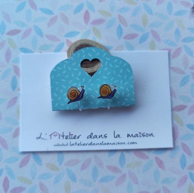 Boucles d'oreilles avec ou sans perçage escargot