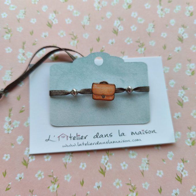 Le bracelet cartable corail