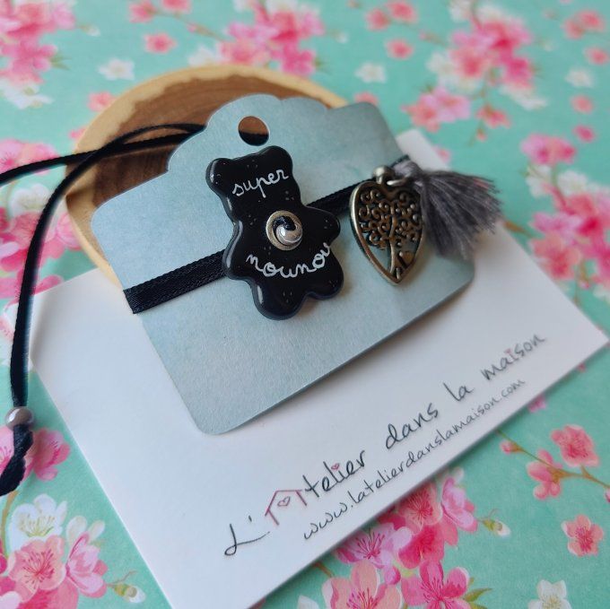 Bracelet ourson super nounou