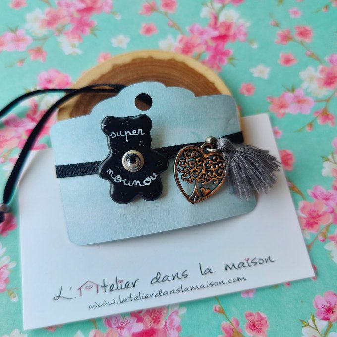 Bracelet ourson super nounou