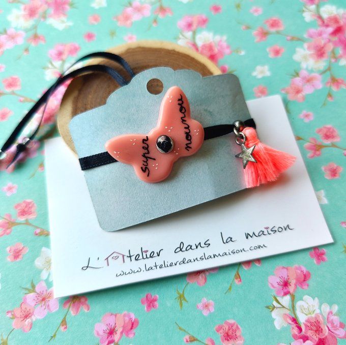 Bracelet papillon super nounou