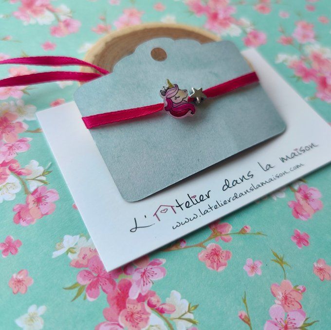 Bracelet enfant licorne
