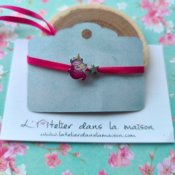 Bracelet enfant licorne