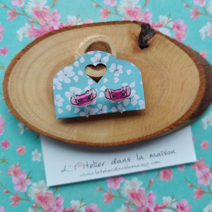 Boucles d'oreilles sans perçage Angel, petits défauts