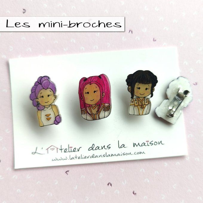 petites broches pins huntrix demon hunters