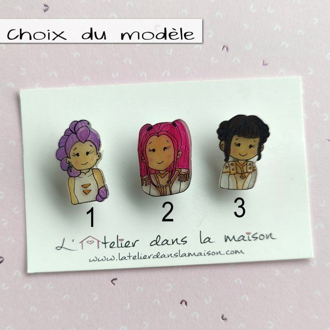 choix petites broches pins huntrix demon hunters