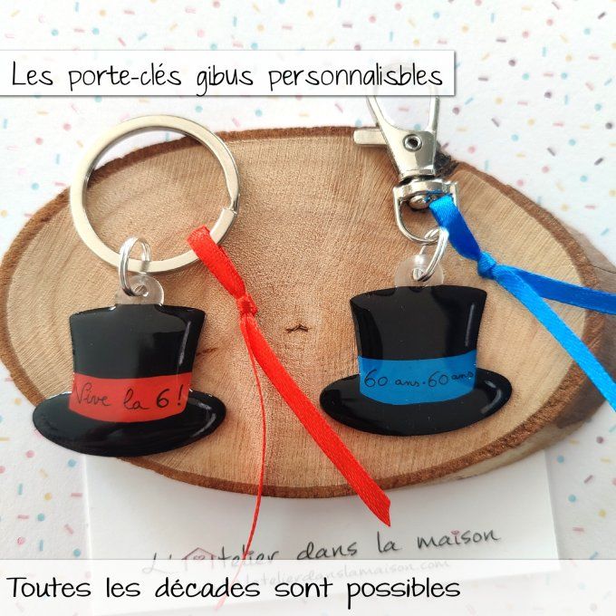 porte-clé gibus conscrit personnalisable