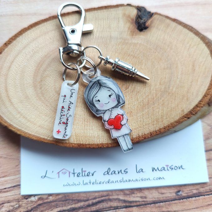porte-clé cadeau infirmière