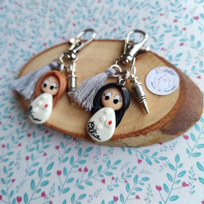 Bijou de sac infirmière personnalisable