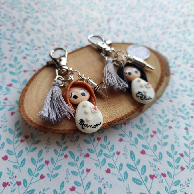 Bijou de sac infirmière personnalisable