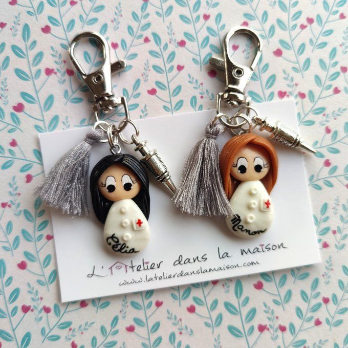 Bijou de sac infirmière personnalisable