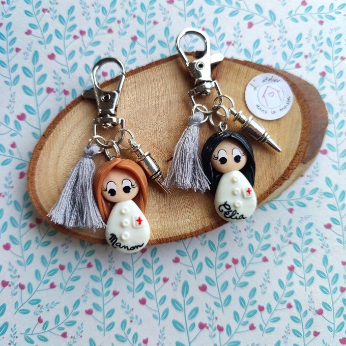 Bijou de sac infirmière personnalisable