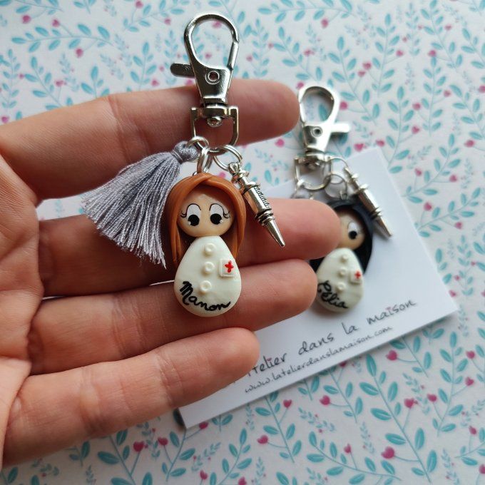 Bijou de sac infirmière personnalisable