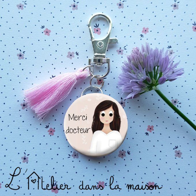 Porte-clé Merci docteur