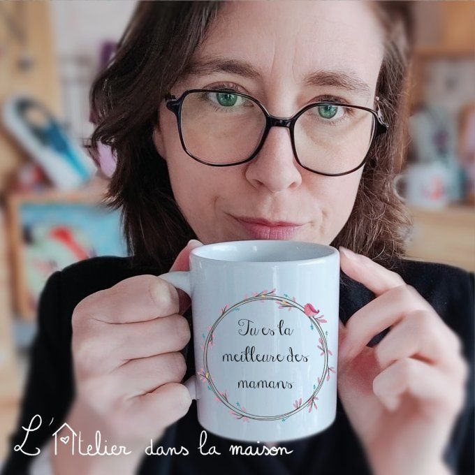 tasse avec votre texte