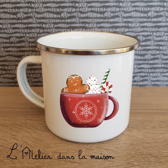 tasse vintage gourmande gingerbread