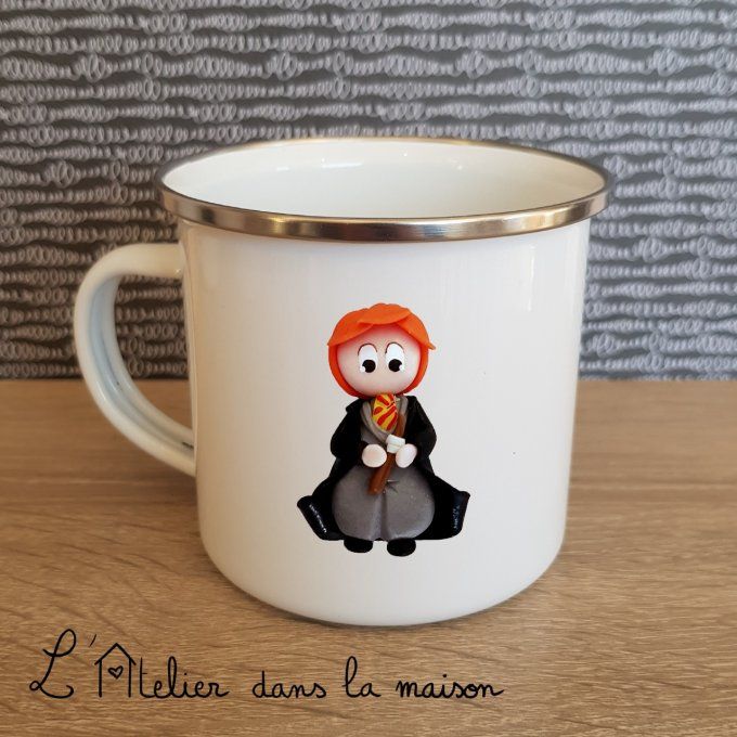 tasse métal rétro personnalisable