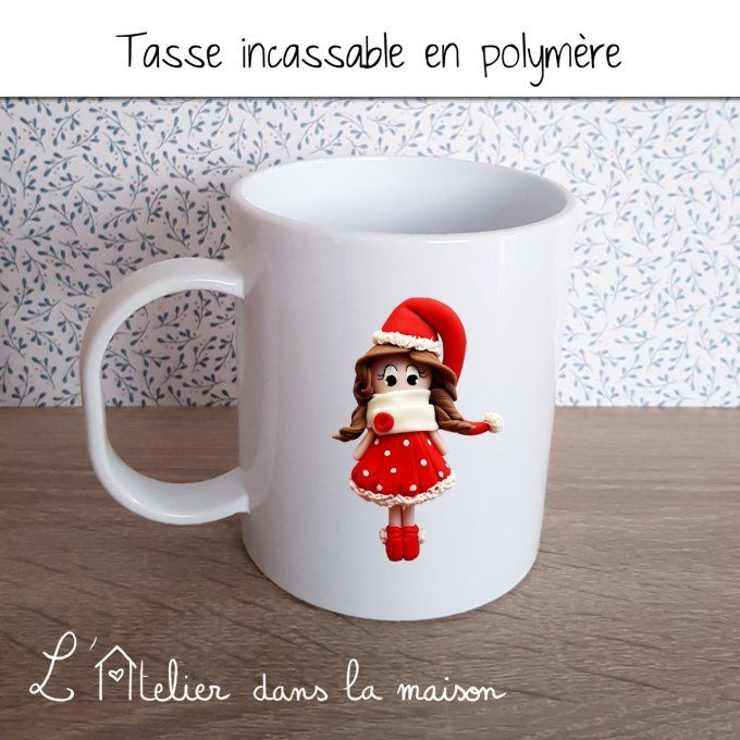 Mug incassable fille du père Noël