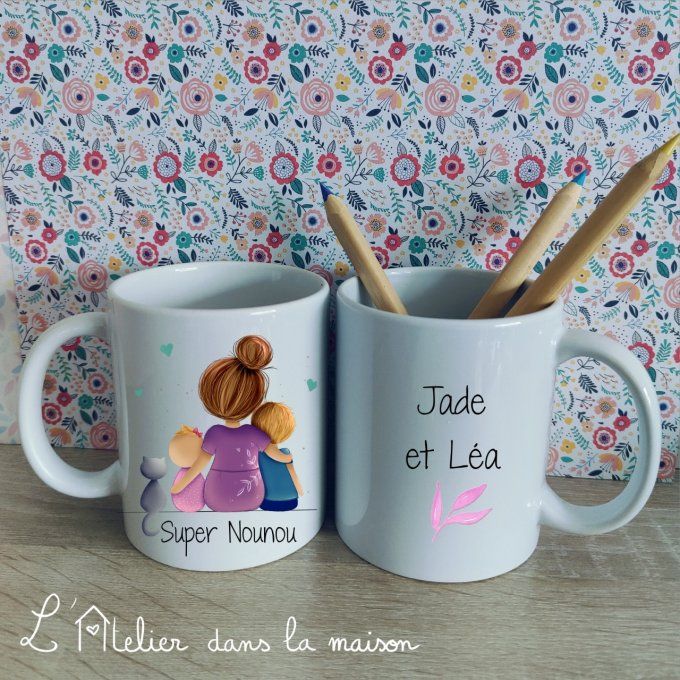 idée cadeau nounou tasse