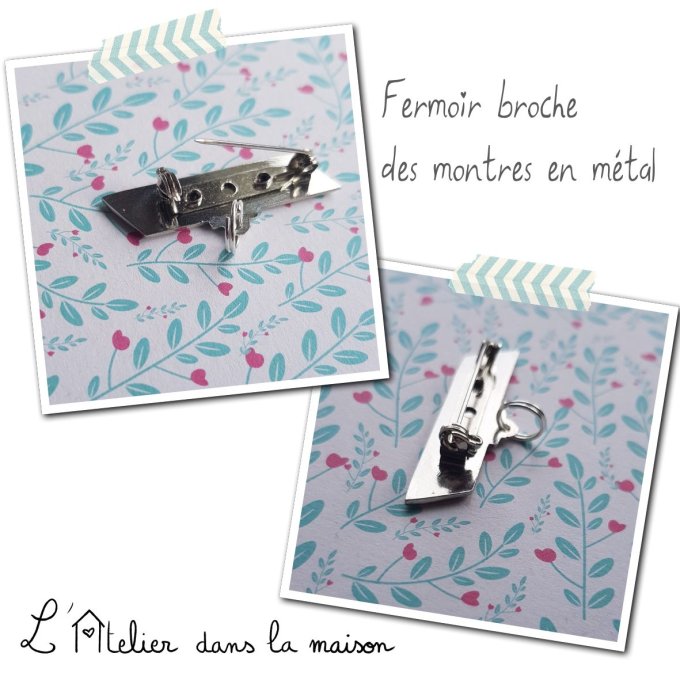 Montre de poche infirmière avec prénom personnalisable oiseau