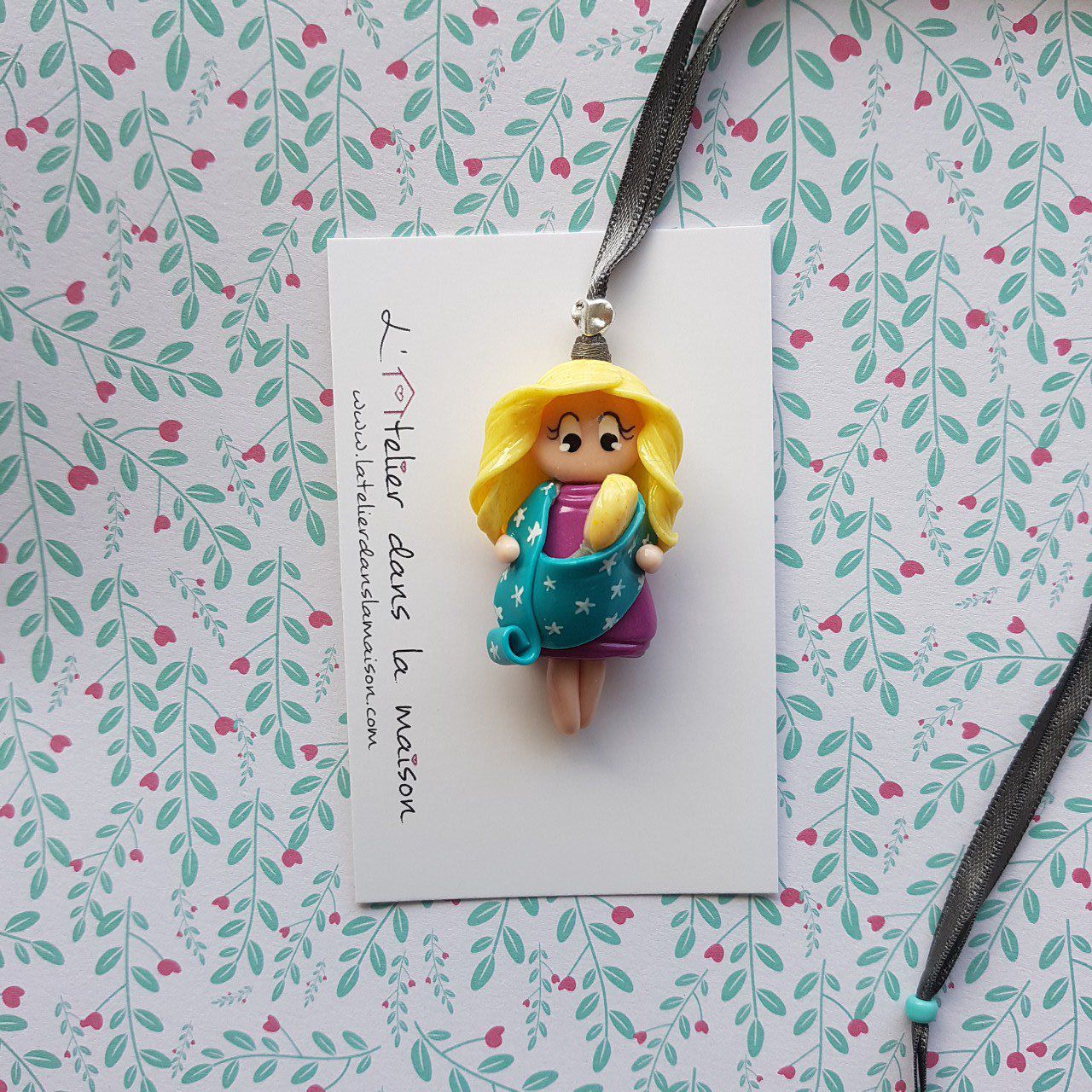 Collier souvenir de portage personnalisable