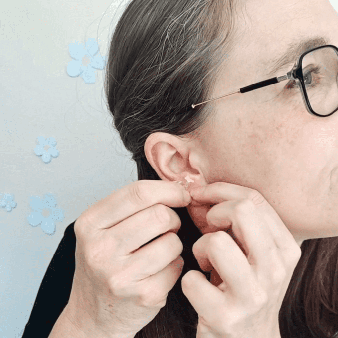 boucles sans perçage clip enfant papillon