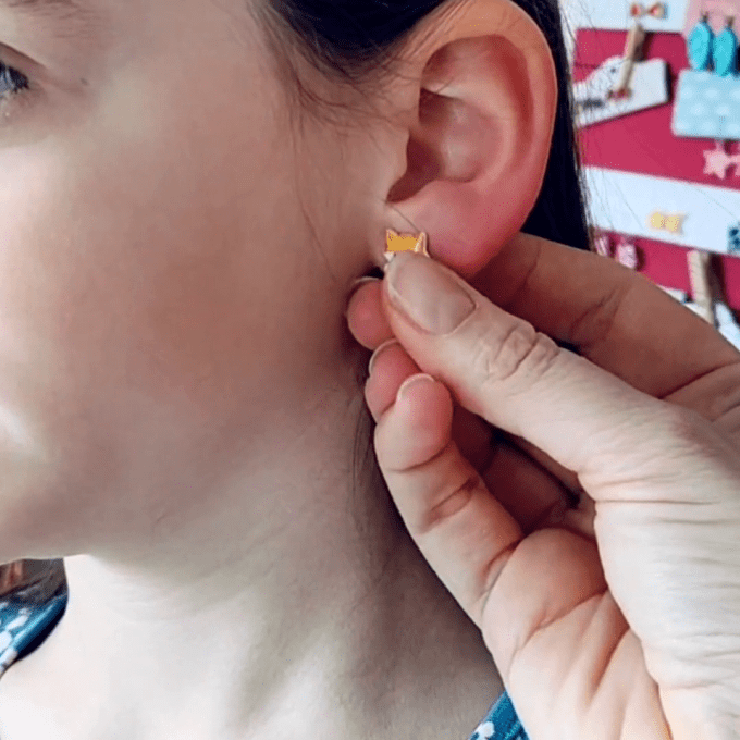 clip enfant pour oreille non percée renard